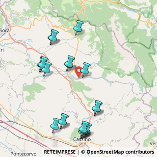 Mappa Via della Vandra, 03042 Atina FR, Italia (10.282)