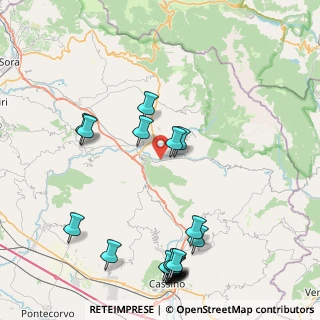 Mappa Via della Vandra, 03042 Atina FR, Italia (11.013)