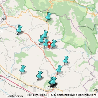 Mappa Via della Vandra, 03042 Atina FR, Italia (10.8585)