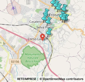 Mappa Via della Fornaci, 03100 Frosinone FR, Italia (2.5475)