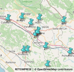 Mappa Via della Fornaci, 03100 Frosinone FR, Italia (16.78538)