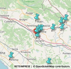 Mappa Asse Attrezzato, 03100 Frosinone FR, Italia (16.42091)