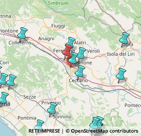 Mappa Asse Attrezzato, 03100 Frosinone FR, Italia (25.062)