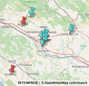 Mappa Via Vetiche, 03100 Frosinone FR, Italia (21.81167)