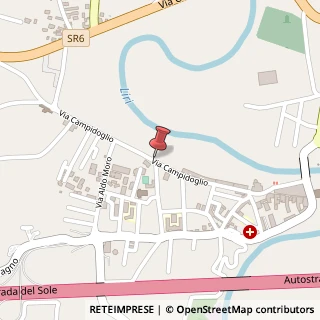 Mappa Via Campidoglio, 142, 03024 Ceprano, Frosinone (Lazio)