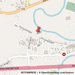 Mappa Via Campidoglio, 186, 03024 Ceprano, Frosinone (Lazio)