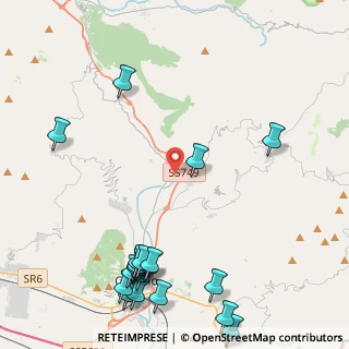 Mappa Via Vicenne, 03049 Sant'Elia Fiumerapido FR, Italia (6.375)