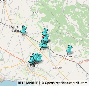 Mappa Via Rocco Chinnici, 04013 Sermoneta LT, Italia (6.67133)
