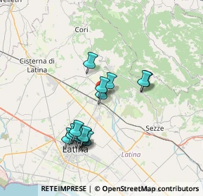 Mappa Via Rocco Chinnici, 04013 Sermoneta LT, Italia (7.04063)