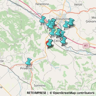 Mappa Via Antonio Cardilli, 03020 Giuliano di Roma FR, Italia (6.53412)