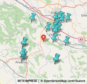 Mappa Via Antonio Cardilli, 03020 Giuliano di Roma FR, Italia (8.09)