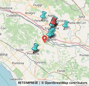 Mappa Via Antonio Cardilli, 03020 Giuliano di Roma FR, Italia (10.96813)