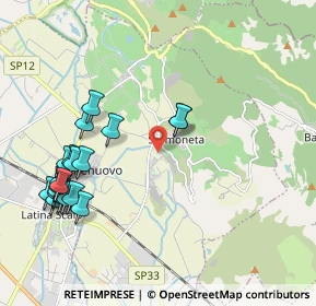 Mappa Via Romana Vecchia, 04013 Sermoneta LT, Italia (2.4985)
