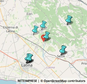 Mappa Via Romana Vecchia, 04013 Sermoneta LT, Italia (8.09875)