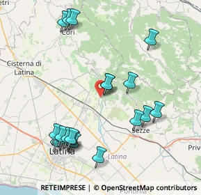 Mappa Via Romana Vecchia, 04013 Sermoneta LT, Italia (9.376)