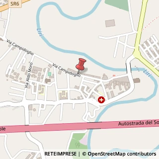 Mappa Via Campidoglio, 58, 03024 Ceprano, Frosinone (Lazio)