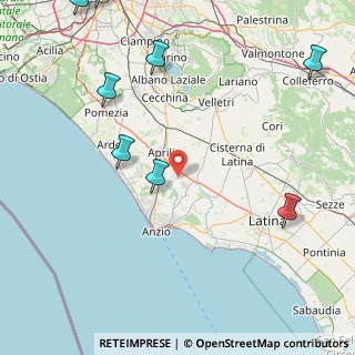 Mappa Via Osento, 04011 Aprilia LT, Italia (29.15)
