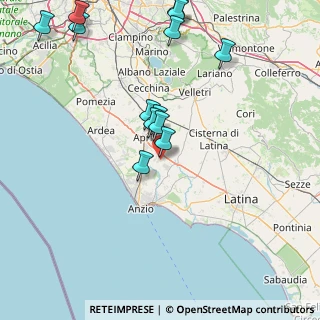 Mappa Via Osento, 04011 Aprilia LT, Italia (19.09692)