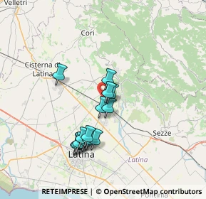 Mappa Via Piazza Lunga, 04013 Sermoneta LT, Italia (6.52357)