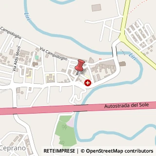 Mappa Via Vittorio Alfieri, 44, 03024 Ceprano, Frosinone (Lazio)