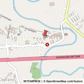 Mappa Via Alfieri, 29/33, 03024 Ceprano, Frosinone (Lazio)