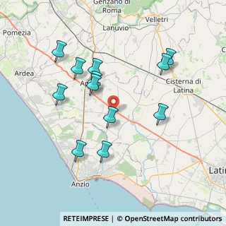 Mappa Via Selciatella, 04011 Aprilia LT, Italia (7.89667)