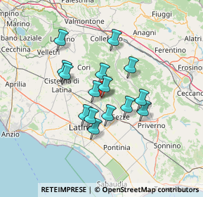 Mappa Via Follette, 04013 Sermoneta LT, Italia (11.03333)