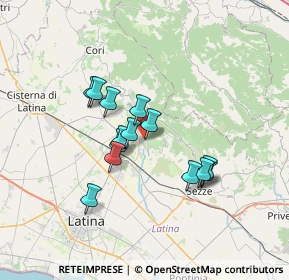 Mappa Via della Fortezza, 04013 Sermoneta LT, Italia (5.84714)