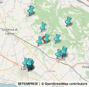 Mappa Via Follette, 04013 Sermoneta LT, Italia (8.9625)