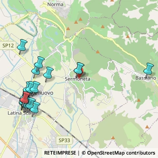 Mappa Via Aldo Manunzio, 04013 Sermoneta LT, Italia (3.0205)