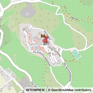 Mappa Piazza del Popolo, 10, 04013 Sermoneta, Latina (Lazio)
