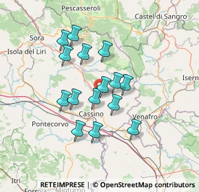 Mappa Via Peschiera, 03049 Sant'Elia Fiumerapido FR, Italia (11.95467)