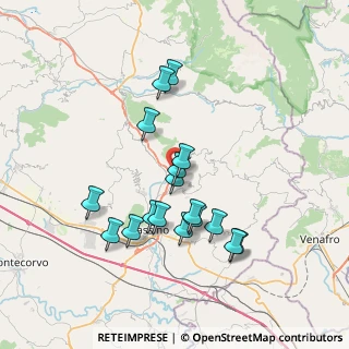 Mappa Via Peschiera, 03049 Sant'Elia Fiumerapido FR, Italia (7.08118)
