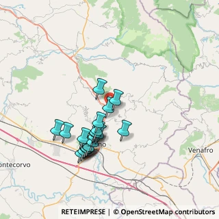 Mappa Via Peschiera, 03049 Sant'Elia Fiumerapido FR, Italia (7.0725)