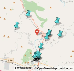 Mappa Via Spineto, 03049 Sant'Elia Fiumerapido FR, Italia (4.8865)