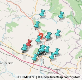 Mappa Via Spineto, 03049 Sant'Elia Fiumerapido FR, Italia (6.634)