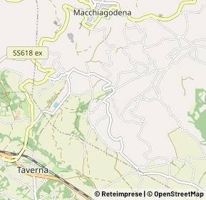 Mappa Via Guado Vito, 86096 Macchiagodena IS, Italia (1.16154)