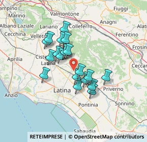 Mappa 04013 Sermoneta LT, Italia (10.859)