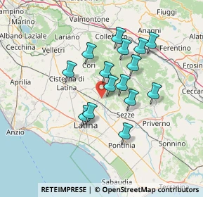 Mappa 04013 Sermoneta LT, Italia (11.998)