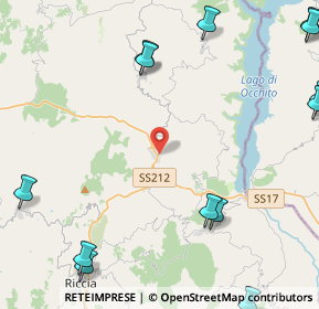 Mappa Contrada Sorienza, 86013 Gambatesa CB, Italia (7.37688)