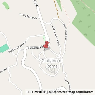 Mappa Via Guglielmo Marconi, 27, 03020 Giuliano di Roma, Frosinone (Lazio)