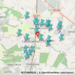 Mappa Via C. Menotti, 04011 Aprilia LT, Italia (1.9185)