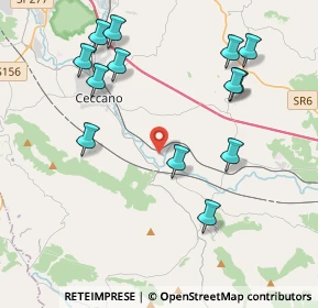 Mappa Contrada La Piana, 03023 Ceccano FR, Italia (4.73769)