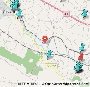 Mappa Contrada La Piana, 03023 Ceccano FR, Italia (3.909)