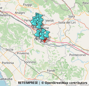 Mappa Contrada La Piana, 03023 Ceccano FR, Italia (10.54286)