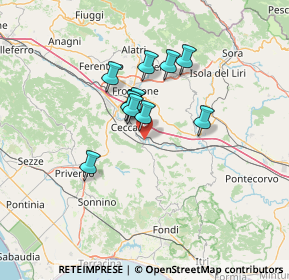 Mappa Contrada La Piana, 03023 Ceccano FR, Italia (10.13545)