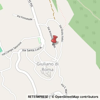 Mappa Via Antonio Cardilli, 10, 03020 Giuliano di Roma, Frosinone (Lazio)