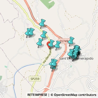 Mappa Via Forca d'Acero, 03049 Sant'Elia Fiumerapido FR, Italia (1.02857)