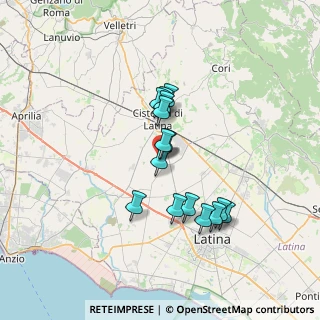 Mappa Via San Giuseppe, 04012 Borgo Flora LT, Italia (5.912)