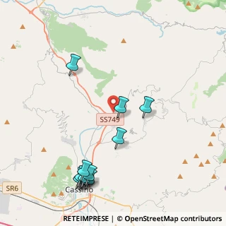 Mappa Via Petrosa, 03049 Sant'Elia Fiumerapido FR, Italia (5.31667)